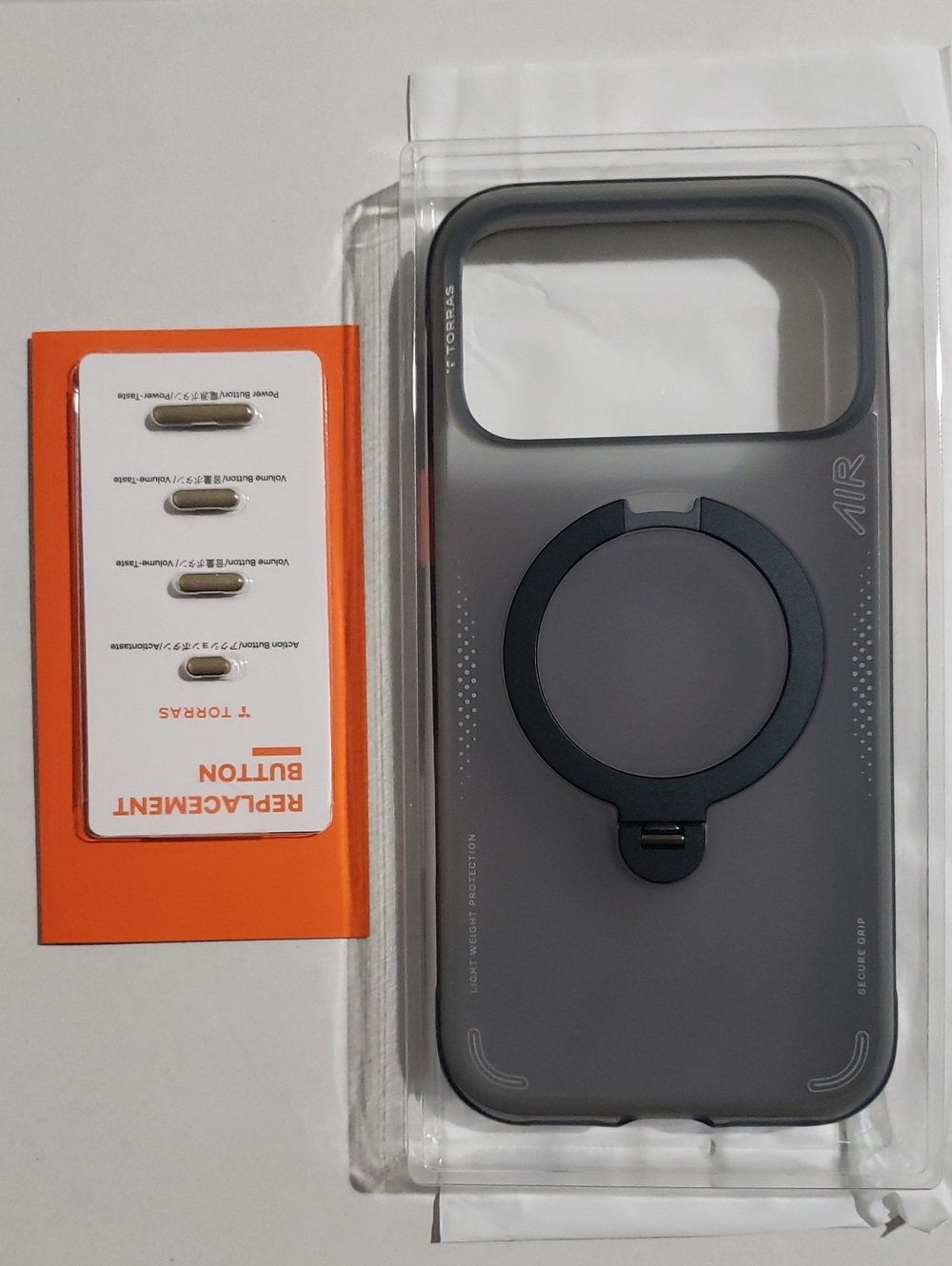 Torras Q3 Air 360 Spin Stand Case For iPhone 17 Pro Max 6.9", Magsafe